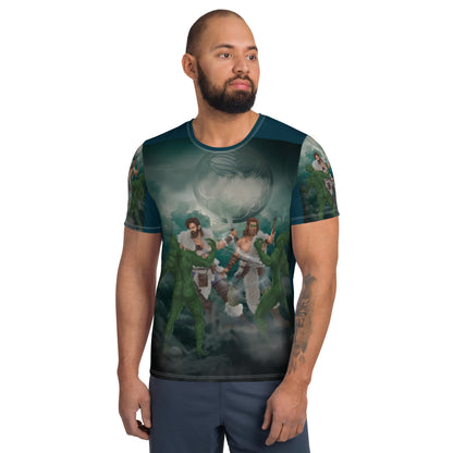 Gemini All-Over Print Men's Athletic T-shirt