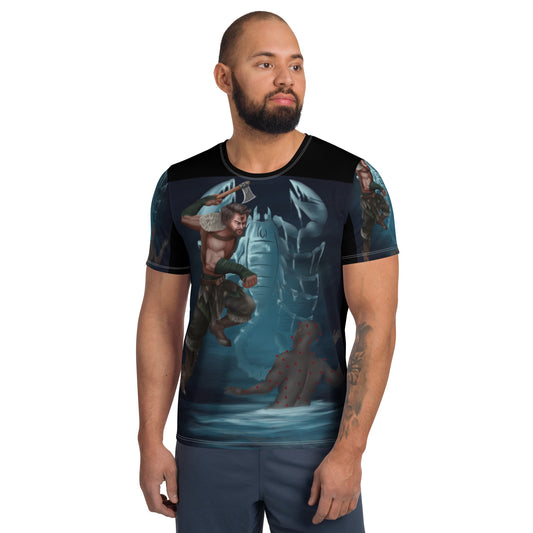 Scorpio All-Over Print Men's Athletic T-shirt