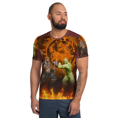 Sagittarius All-Over Print Men's Athletic T-shirt