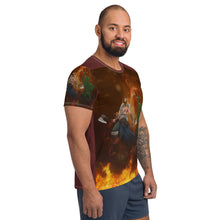 Load image into Gallery viewer, Leo All-Over Print Men&#39;s Athletic T-shirt
