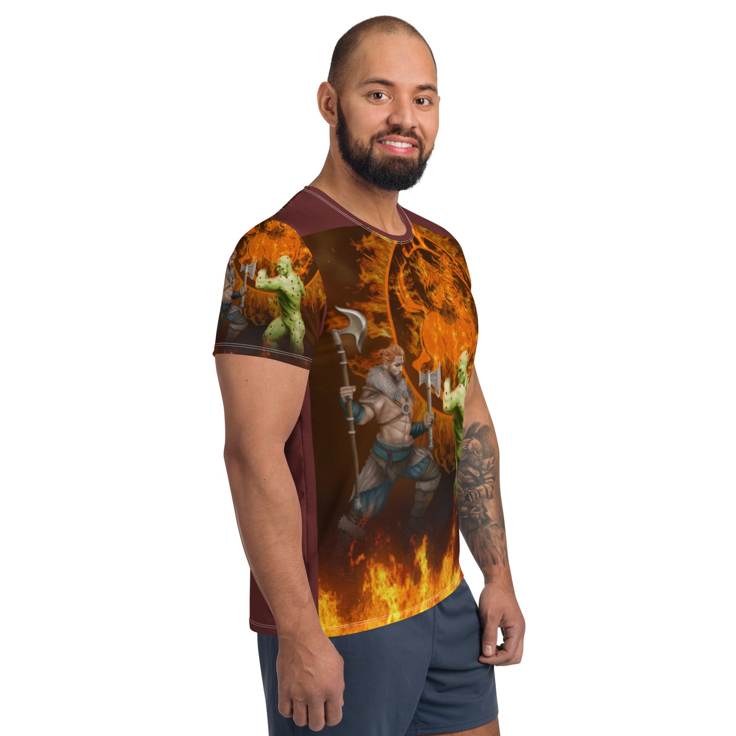 Sagittarius All-Over Print Men's Athletic T-shirt