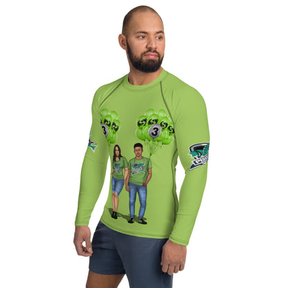 Pisces birthday Men's Rash Guard