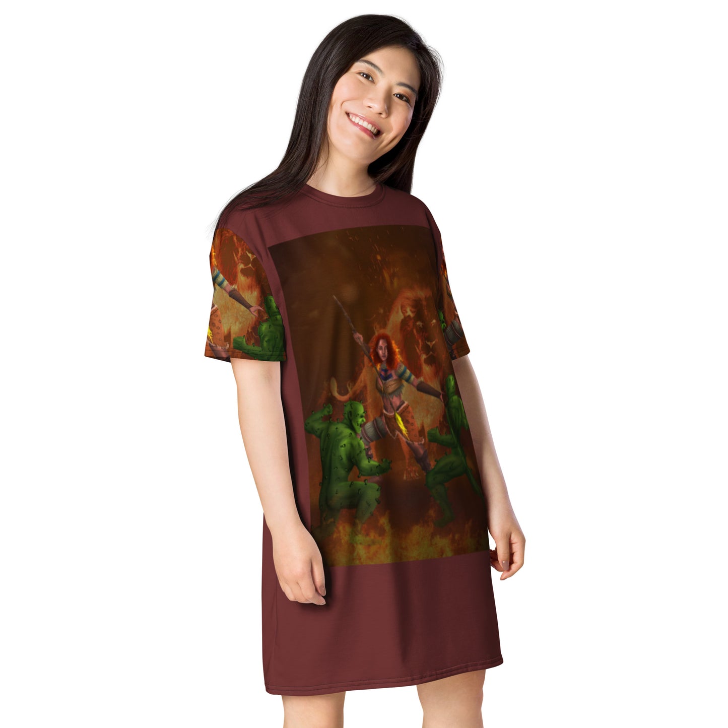 Leo T-shirt dress