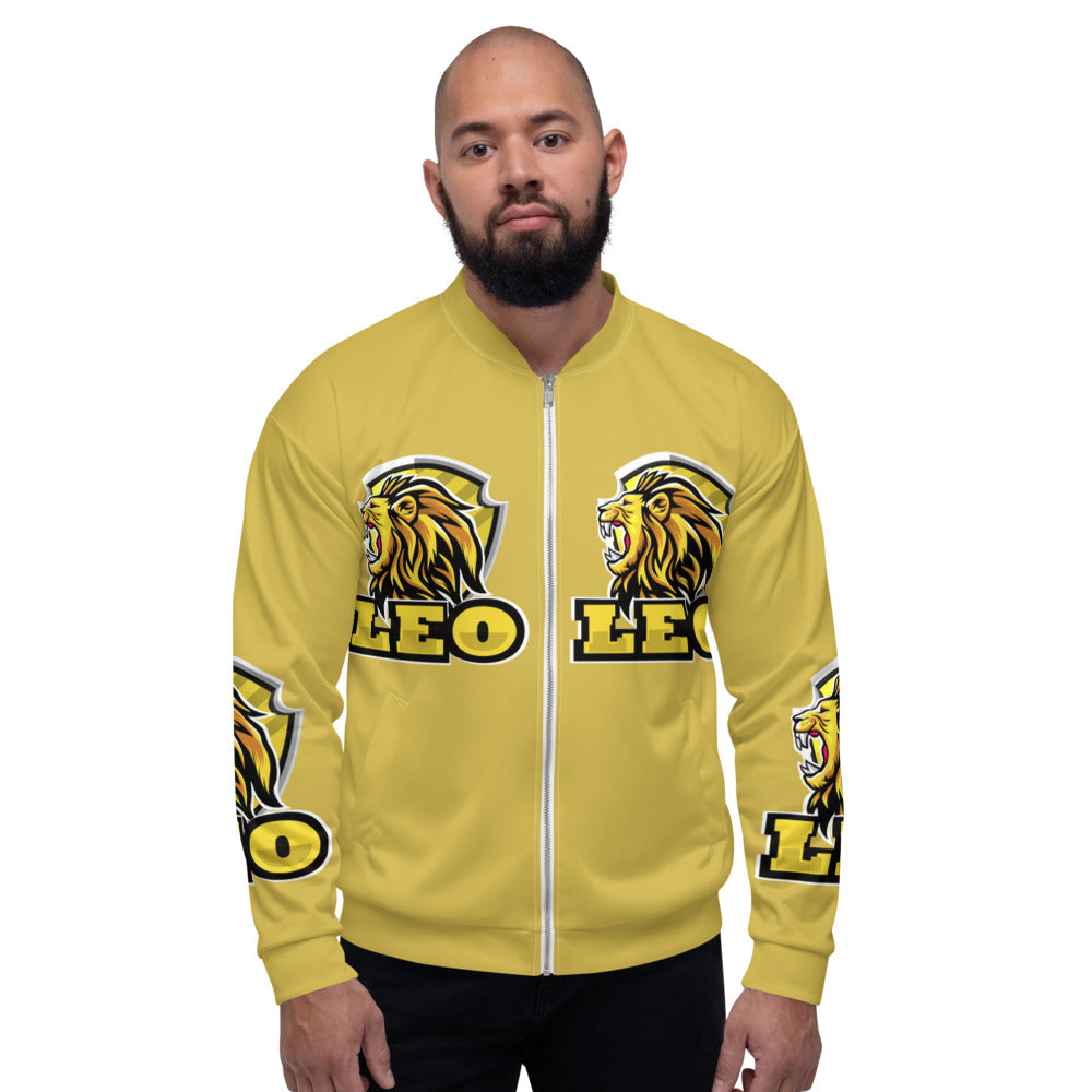 Leo Unisex Bomber Jacket