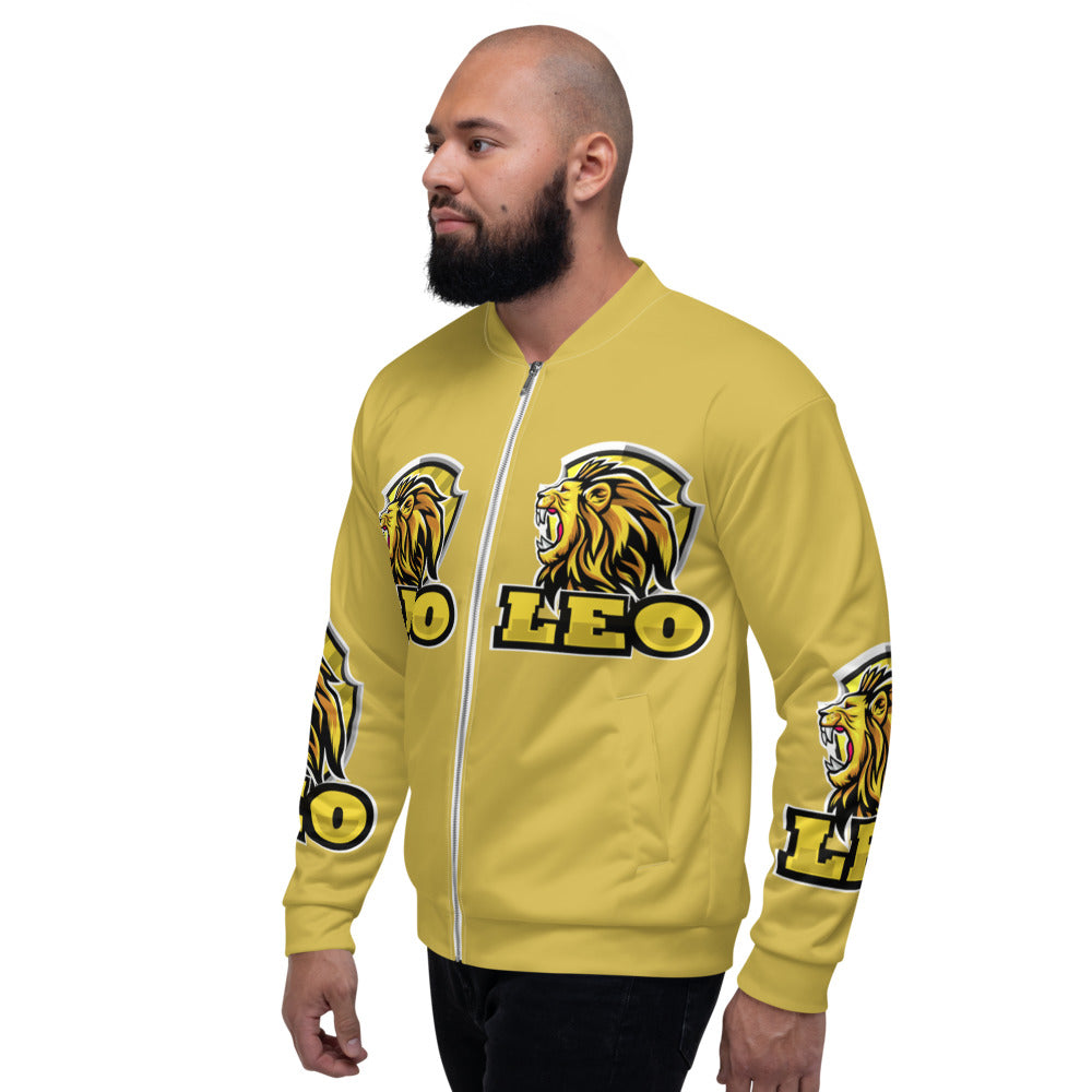 Leo Unisex Bomber Jacket