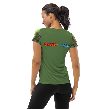 Virgo All-Over Print Women's Athletic T-shirt