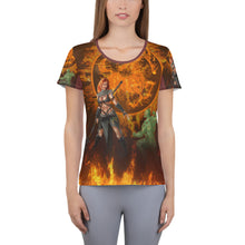 Load image into Gallery viewer, Sagittarius All-Over Print Women&#39;s Athletic T-shirt
