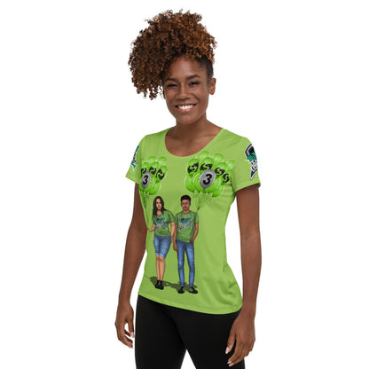 Pisces birthday All-Over Print Women's Athletic T-shirt