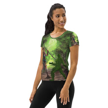 Load image into Gallery viewer, Virgo All-Over Print Women&#39;s Athletic T-shirt
