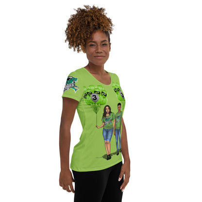 Pisces birthday All-Over Print Women's Athletic T-shirt