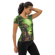 Load image into Gallery viewer, Virgo All-Over Print Women&#39;s Athletic T-shirt
