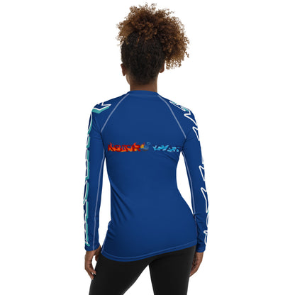 Aquarius Birthday Women's Rash Guard