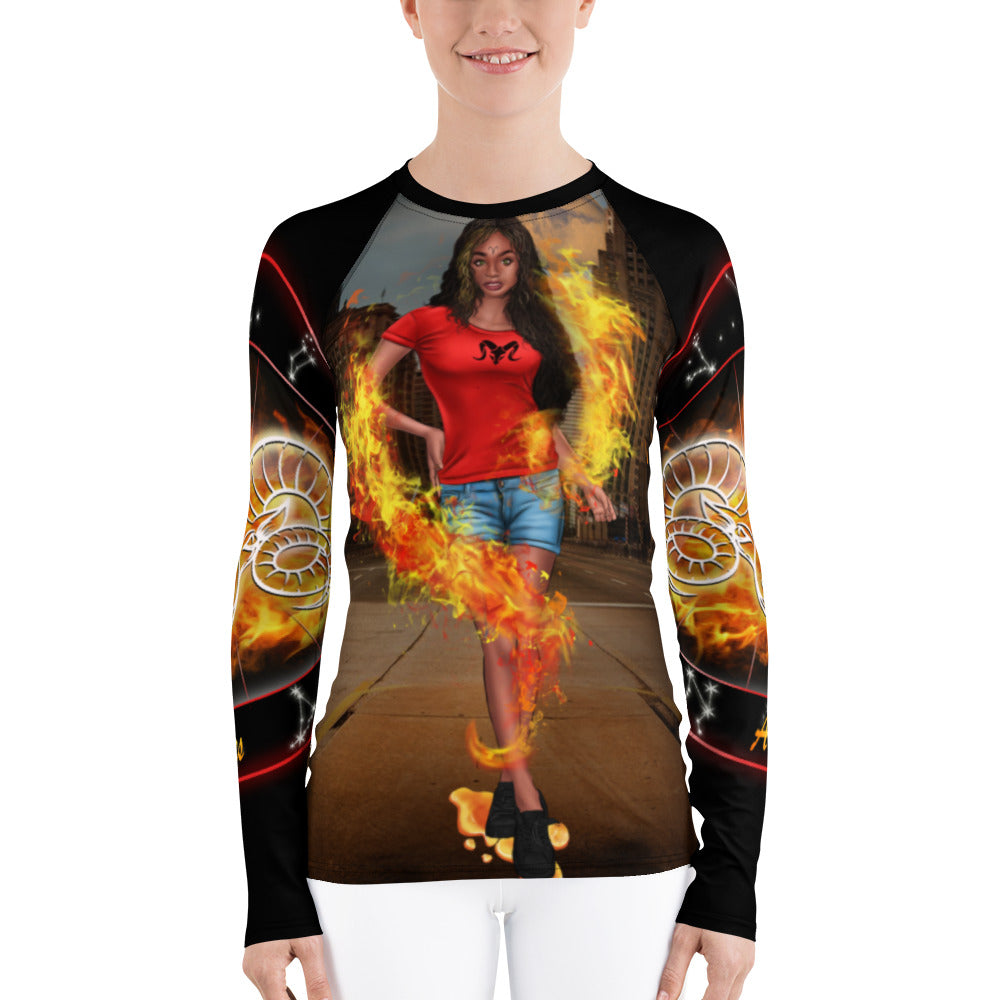 Aries Women's Rash Guard