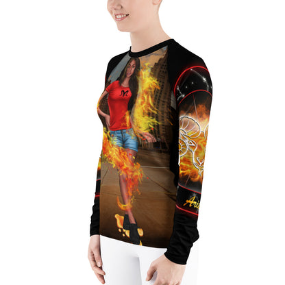 Aries Women's Rash Guard