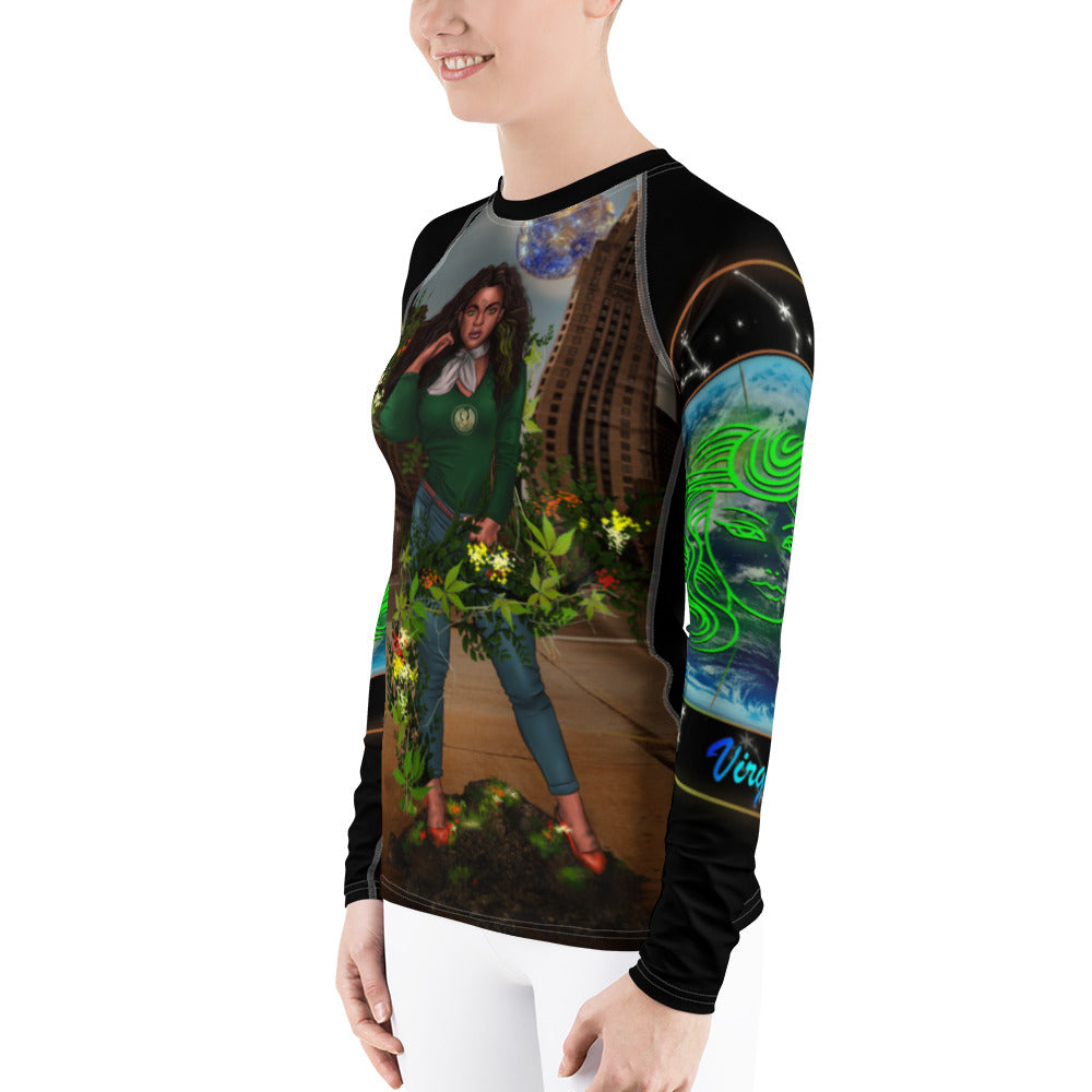 Virgo Women's Rash Guard