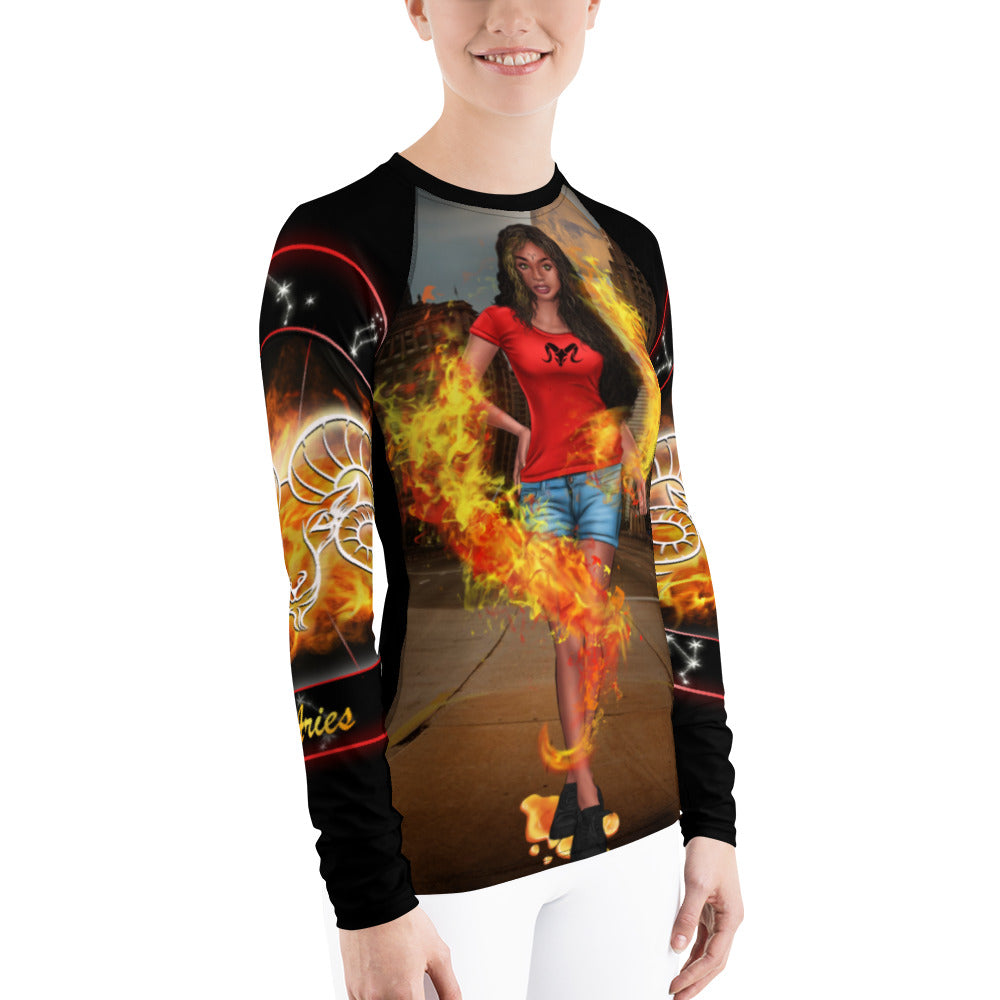 Aries Women's Rash Guard