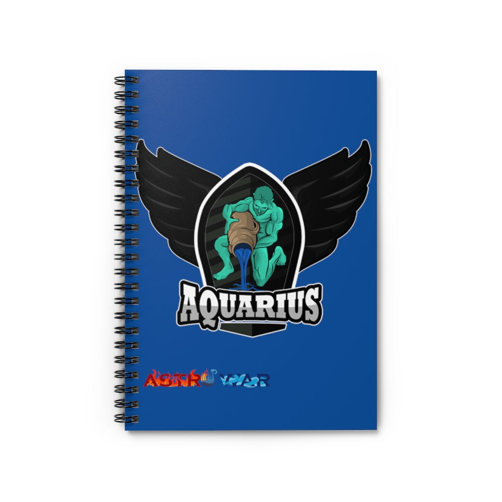 Aquarius Spiral Notebook - Ruled Line