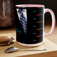 Load image into Gallery viewer, Father&#39;s Day (4) Two-Tone Coffee Mugs, 15oz
