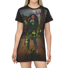 Load image into Gallery viewer, Virgo All Over Print T-Shirt Dress
