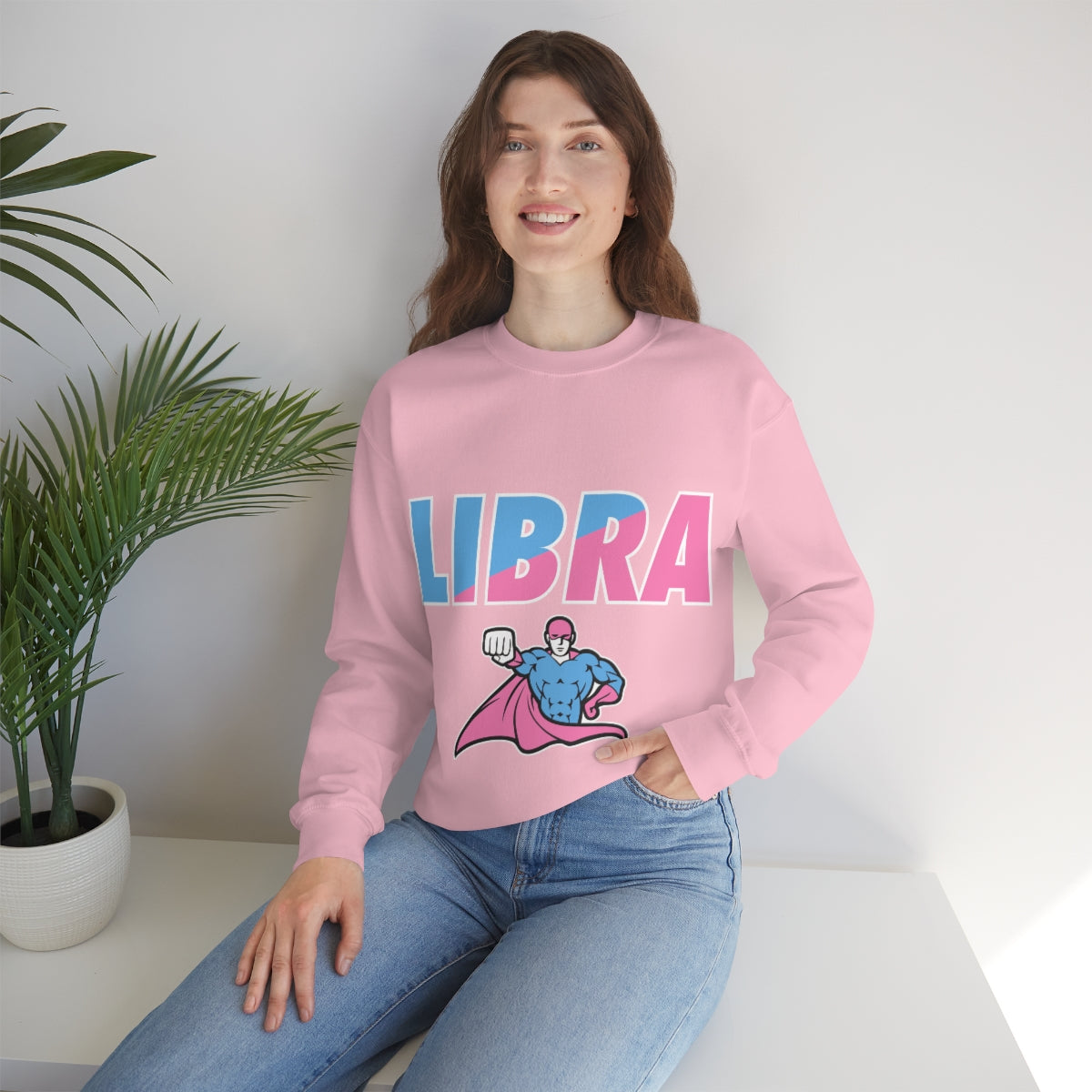 Team Libra Unisex Heavy Blend™ Crewneck Sweatshirt