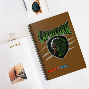 Capricorn Spiral Notebook - Ruled Line