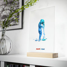 Load image into Gallery viewer, Aquarius (G2) Acrylic Sign with Wooden Stand
