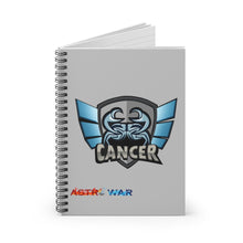 Load image into Gallery viewer, Cancer Spiral Notebook - Ruled Line
