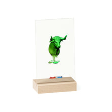 Load image into Gallery viewer, Taurus (G2) Acrylic Sign with Wooden Stand
