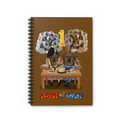 Capricorn Birthday Spiral Notebook - Ruled Line