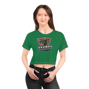 Taurus AOP Crop Tee