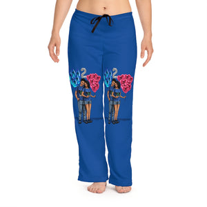 Aquarius Birthday Women's Pajama Pants (AOP)