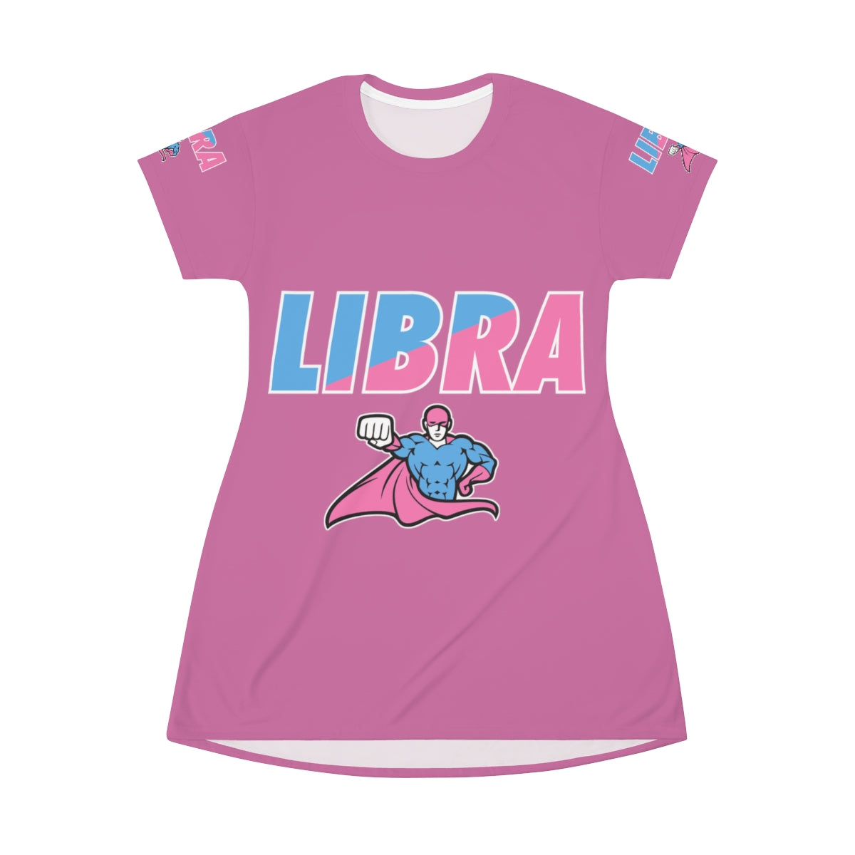 Team Libra All Over Print T-Shirt Dress