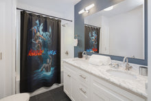 Load image into Gallery viewer, Woman Scorpio VS Coronavirus Shower Curtains
