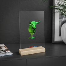 Load image into Gallery viewer, Taurus (G2) Acrylic Sign with Wooden Stand
