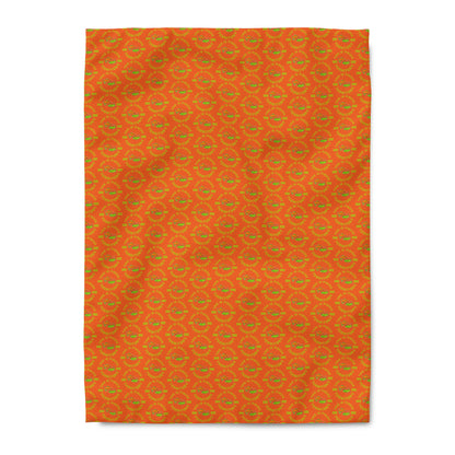 Pisces-Orange Duvet Cover