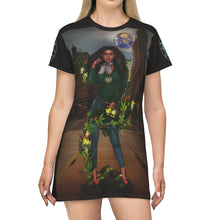 Load image into Gallery viewer, Virgo All Over Print T-Shirt Dress
