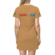 Load image into Gallery viewer, Leo All Over Print T-Shirt Dress
