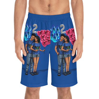 Aquarius Birthday Men's Board Shorts (AOP)