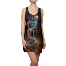 Load image into Gallery viewer, Women&#39;s Aquarius Cut &amp; Sew Racerback Dress
