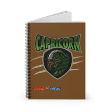 Load image into Gallery viewer, Capricorn Spiral Notebook - Ruled Line
