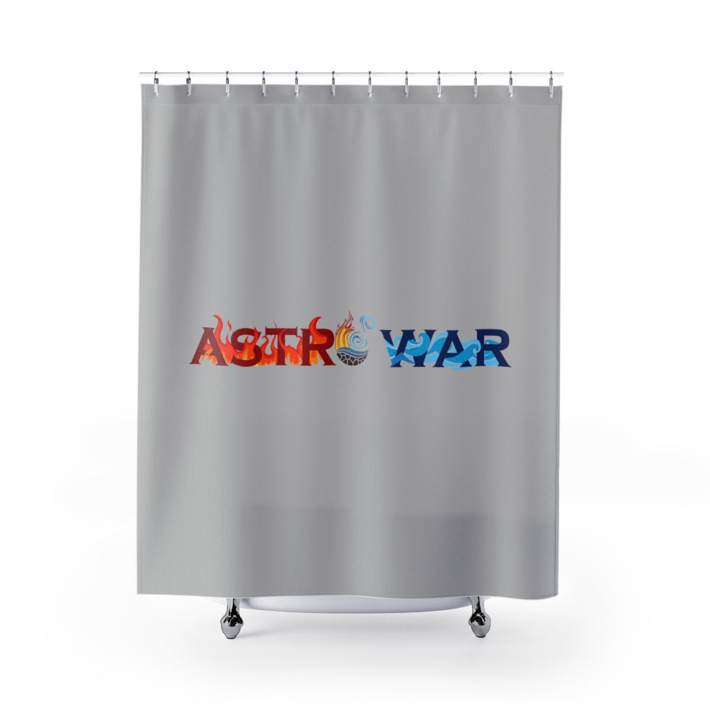 Astro War Shower Curtains