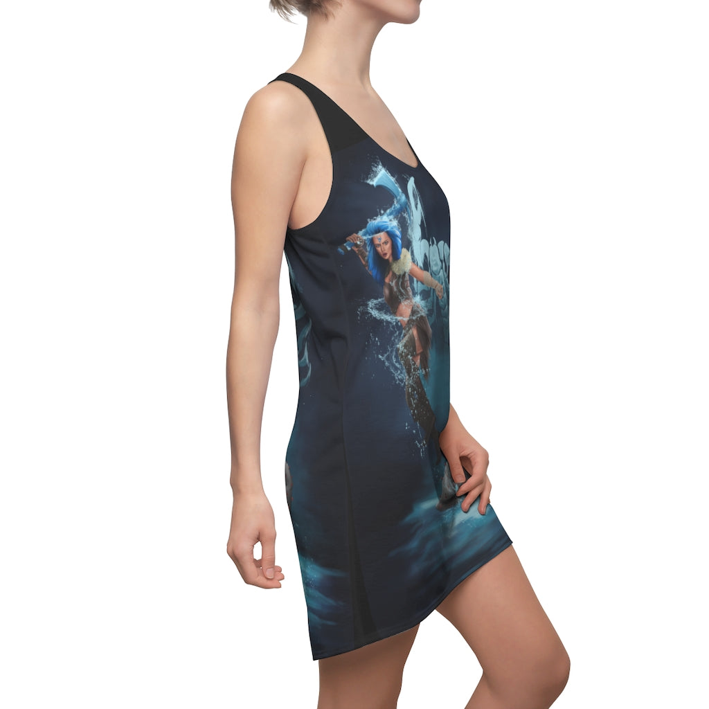 Scorpio/Virus Women's Cut & Sew Racerback Dress