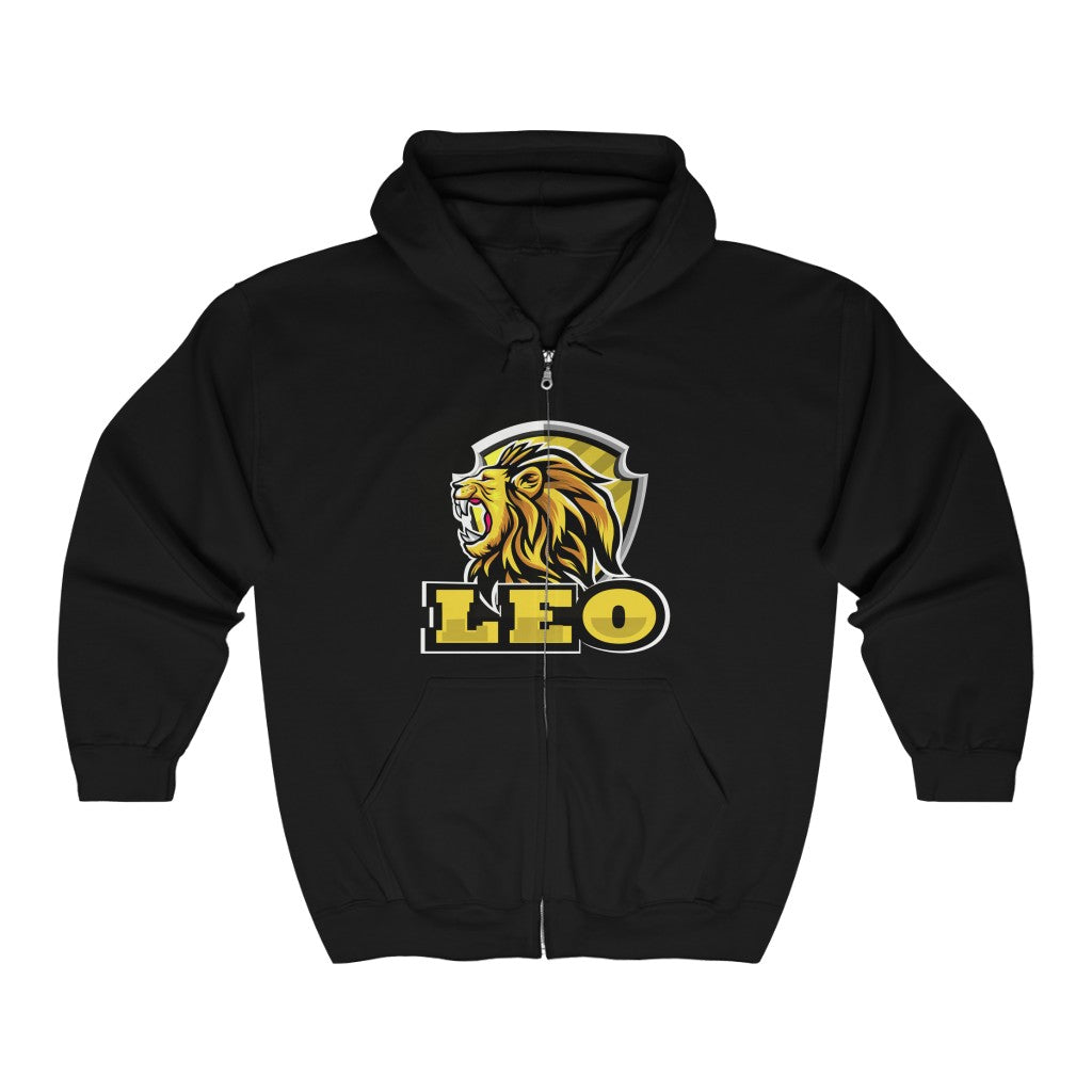 Leo Unisex Heavy Blend™ Full Zip Hooded Sweatshirt