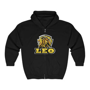 Leo Unisex Heavy Blend™ Full Zip Hooded Sweatshirt