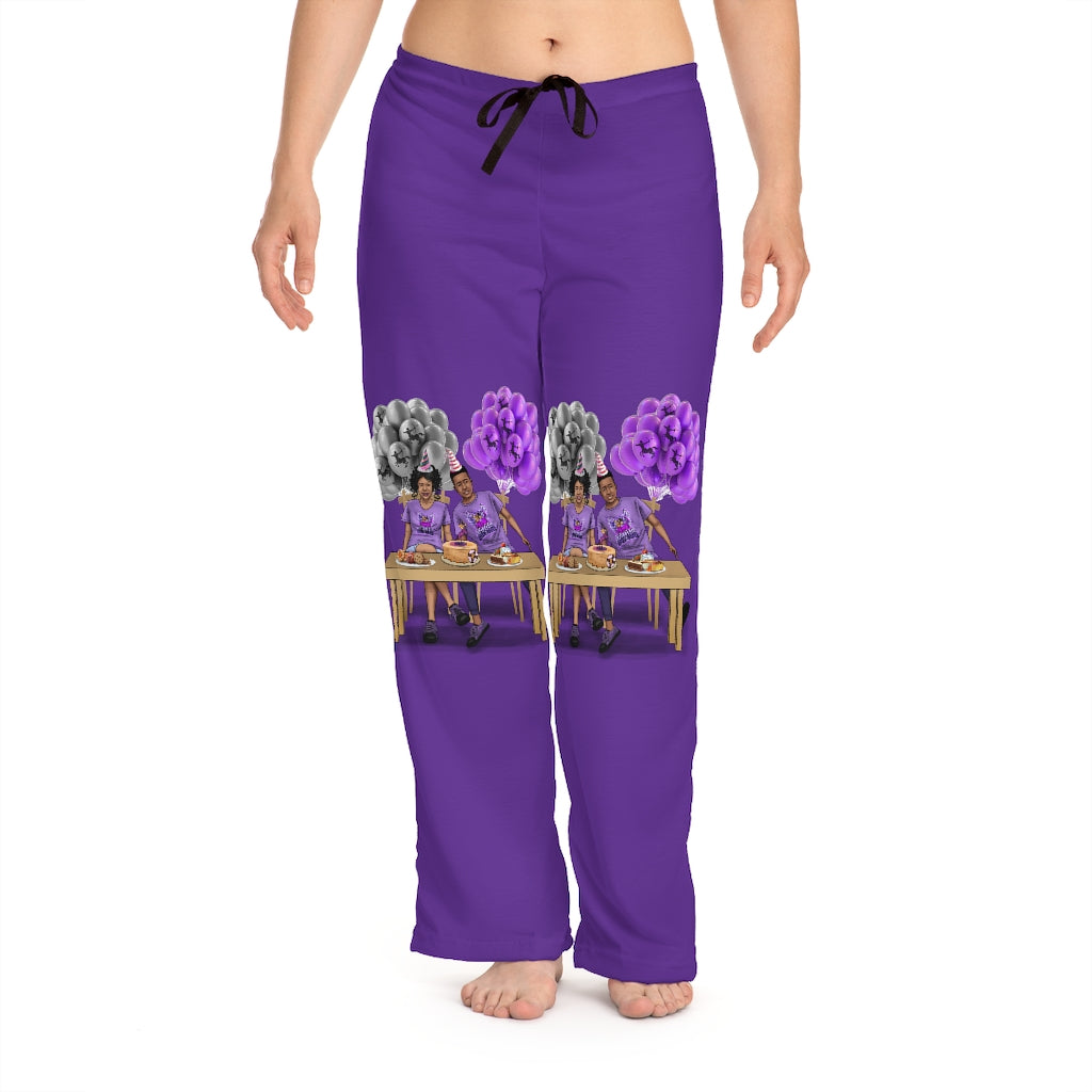 Sagittarius Birthday Women's Pajama Pants (AOP)