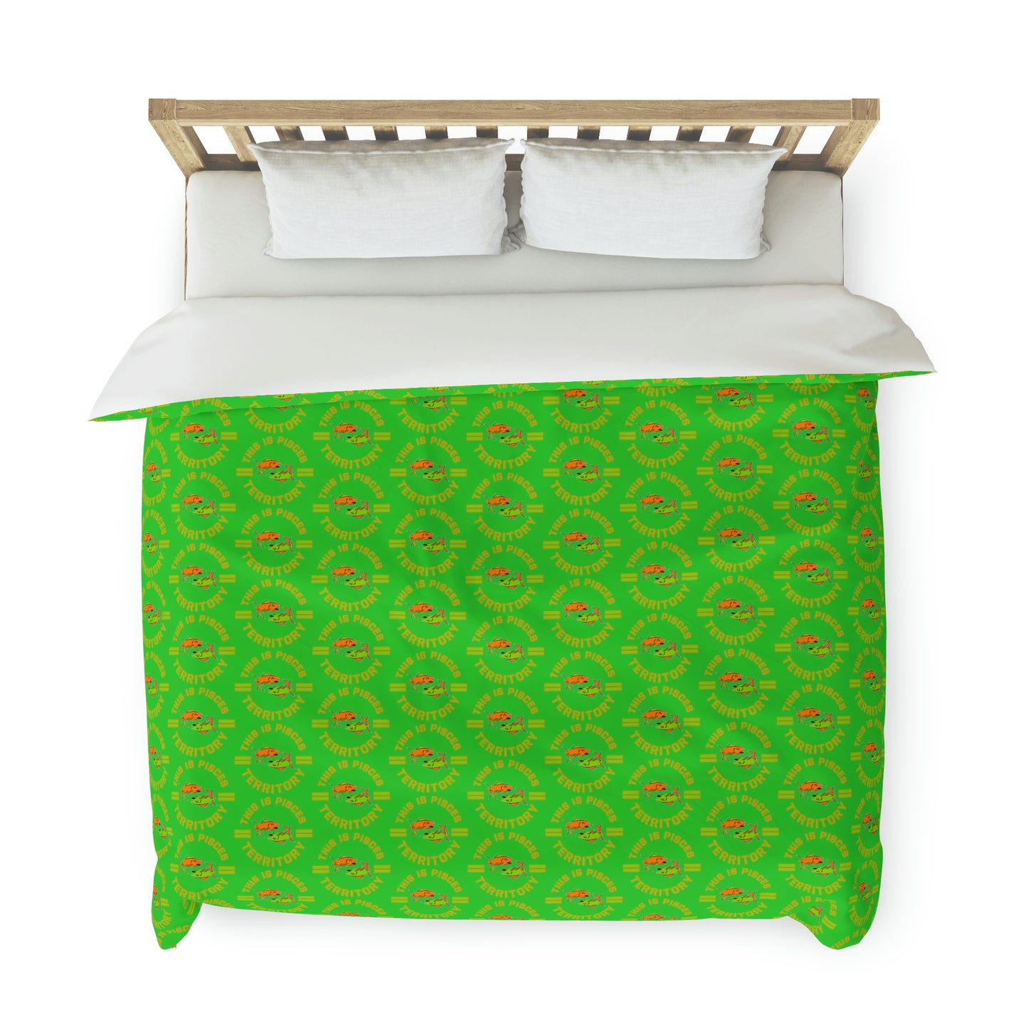 Pisces-Green Duvet Cover