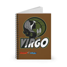 Load image into Gallery viewer, Virgo Spiral Notebook - Ruled Line
