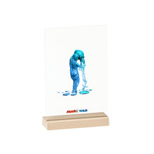 Load image into Gallery viewer, Aquarius (G2) Acrylic Sign with Wooden Stand
