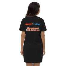 Load image into Gallery viewer, Scorpio/Virus Organic cotton t-shirt dress
